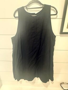 J. Crew Black Sleeveless Mini Dress